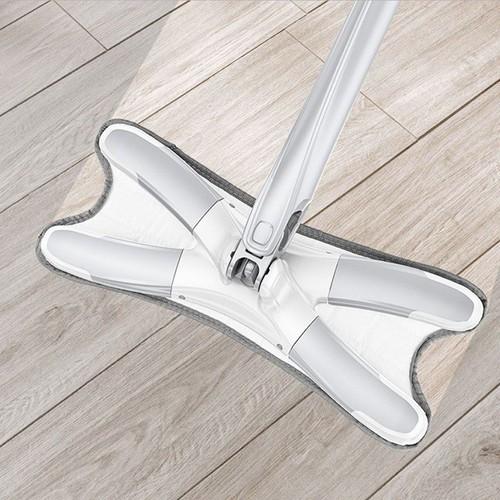 Chổi Lau Nhà Tự Vắt Thông Minh Chữ X - Chổi Lau Nhà Kèm Bông Lau Tự Xoắn Vắt -- Hàng Chất Lượng KST