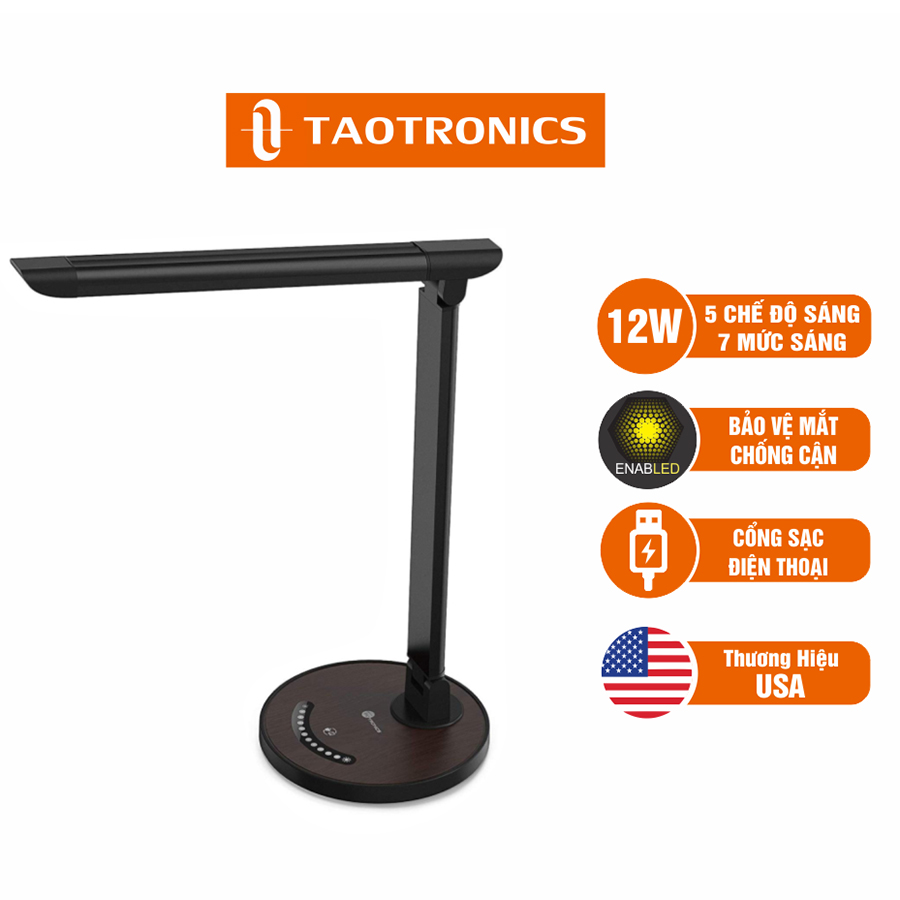 Đèn LED Bảo Vệ Mắt Taotronics TT-DL13 Cổng USB-A