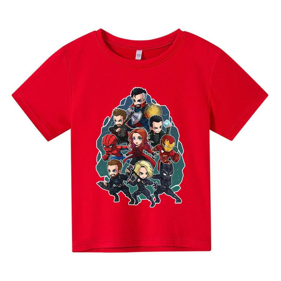 Áo thun trẻ em AVENGERS CHIBI, 4 màu, có size người lớn, Anam Store