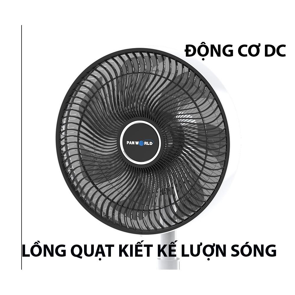 Quạt DC Panworld PW-408 nhập khẩu Thái Lan êm ái, động cơ Inverter - Hàng chính hãng