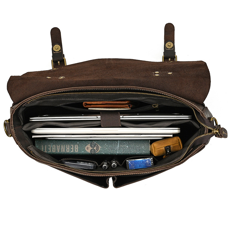 Túi đeo chéo nam DA BÒ THẬT cao cấp phong cách mới – BEE GEE DCN9379