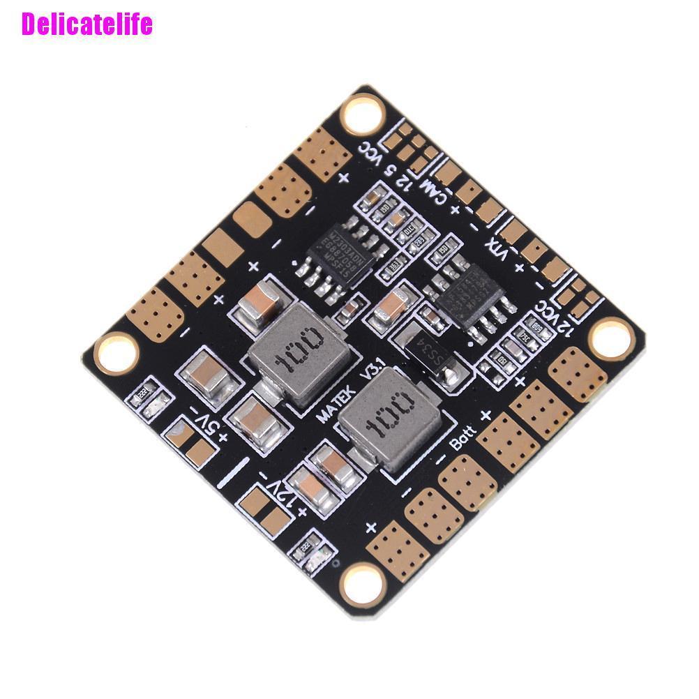 Bảng mạch phân phối nguồn PDB với BEC 5V & 12V cho máy bay điều khiển từ xa FPV