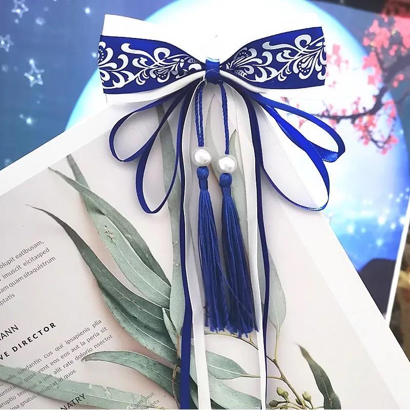 Kẹp nơ cài đầu cho tóc cổ trang