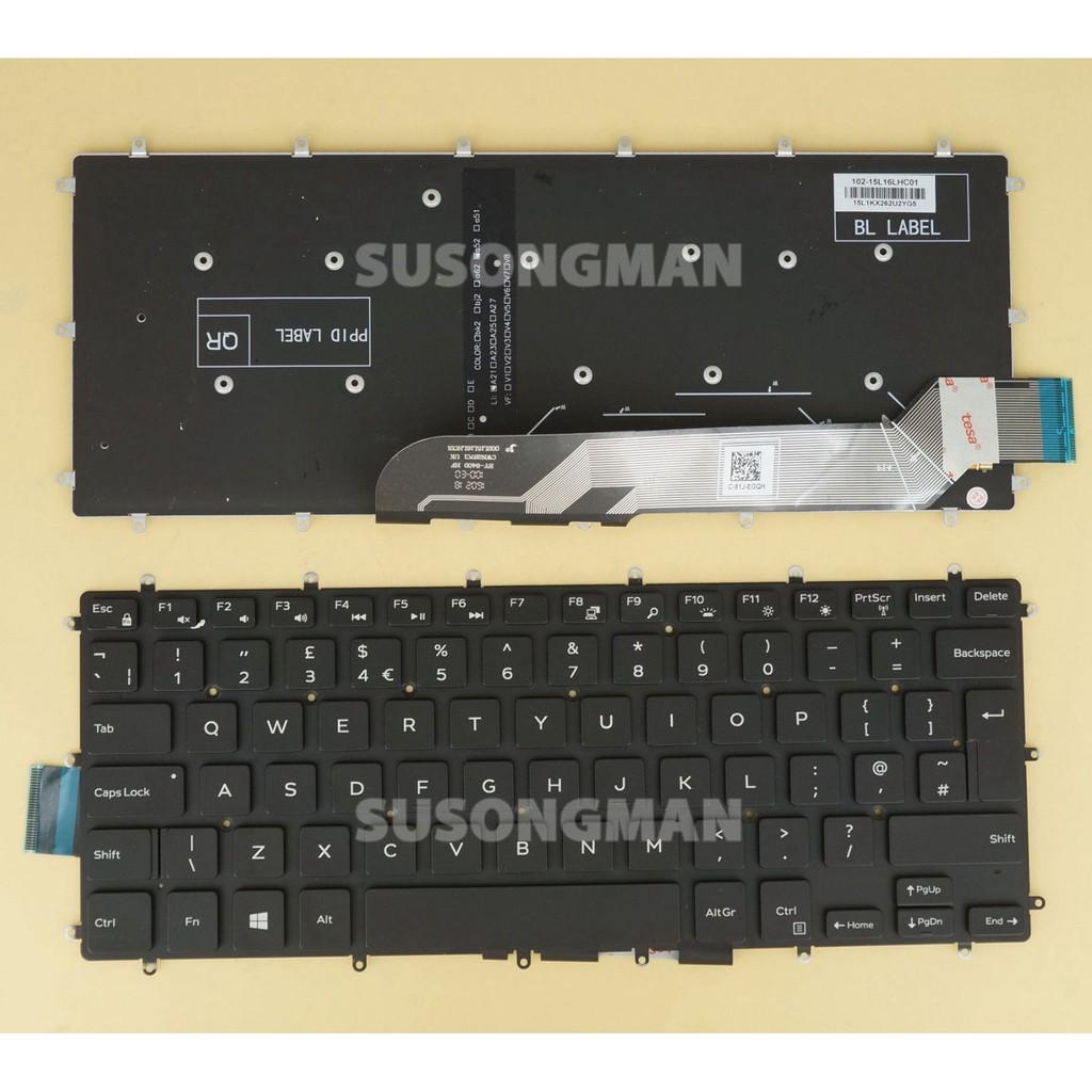 (KEYBOARD) BÀN PHÍM LAPTOP DÀNH CHO DELL 7466 dùng cho Inspiron 15-5000 5368 5370 5373 5378, 15-7000 7378 7460 7466 7467 7560