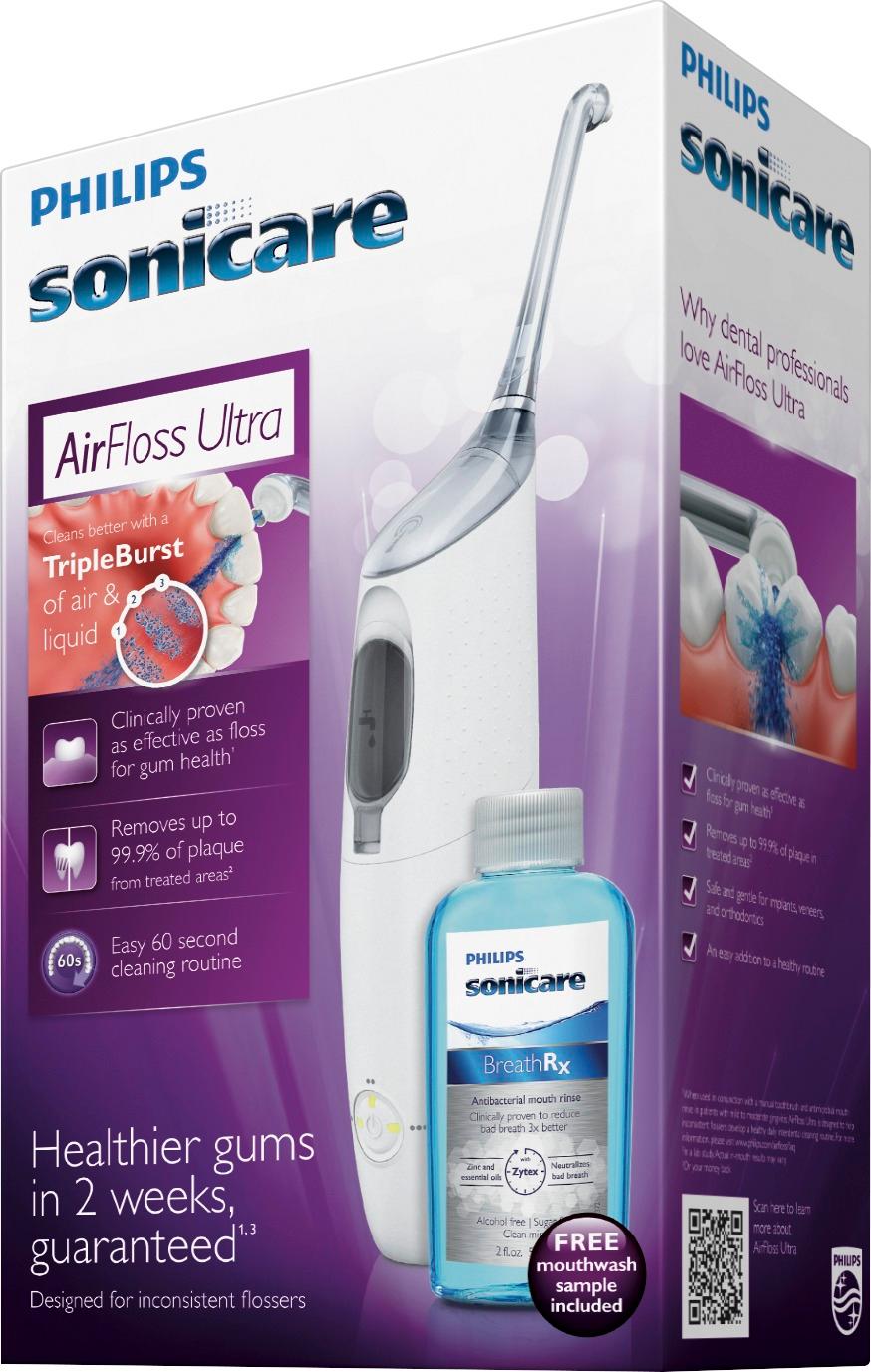 Máy Tăm Nước Philips Sonicare Airfloss Ultra HX 8483/01, Lực Phun Mạnh Loại Bỏ 99% Vi Khuẩn Và Mảng Bám, Ngừa Sâu Răng