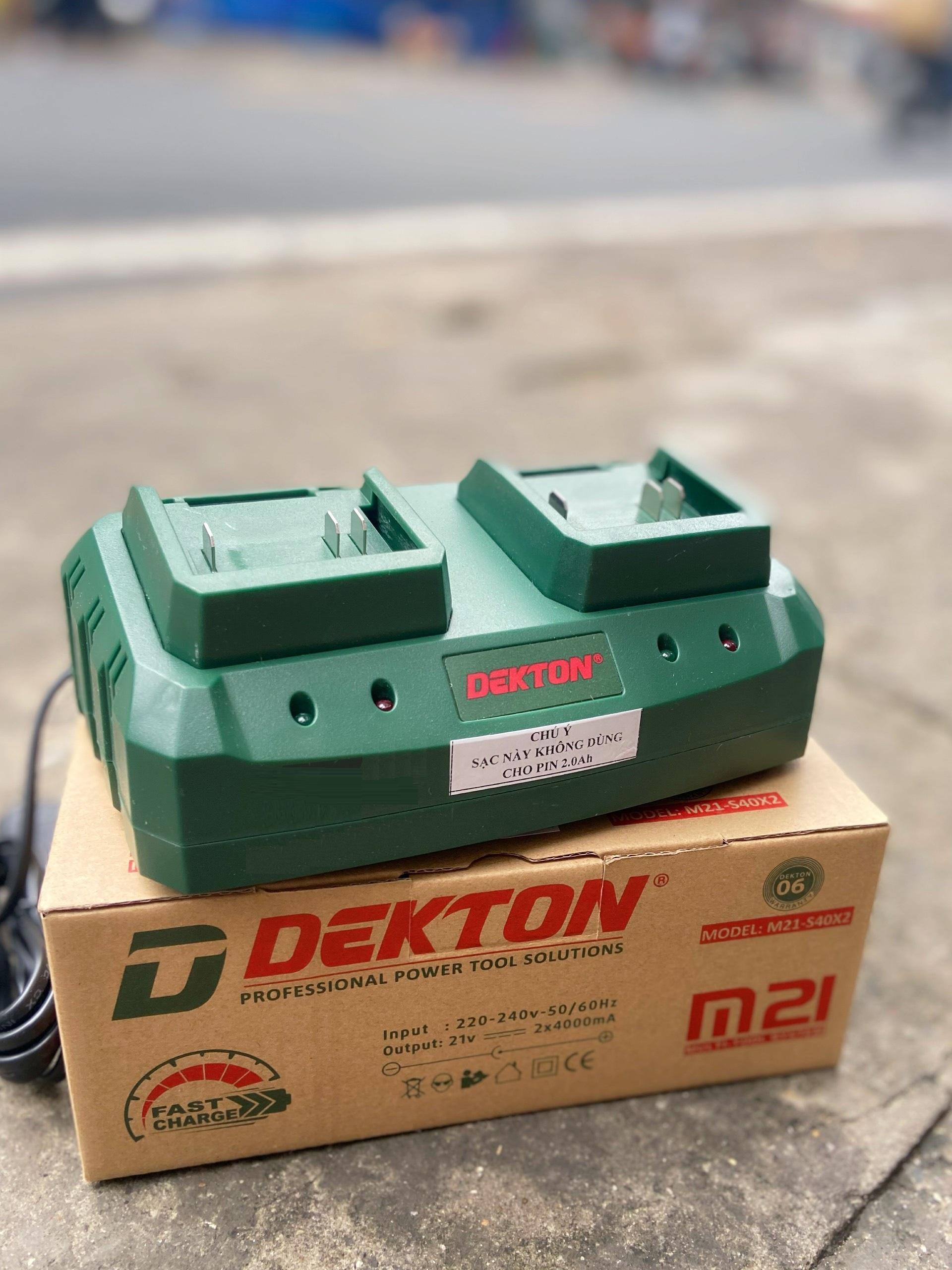 SẠC 21V DEKTON M21-S40X2 - HÀNG CHÍNH HÃNG