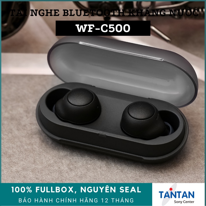 Tai Nghe In-ear BLUETOOTH Sony WF-C500 | DSEE - 360 Reality Audio - Pin:20H - Sạc nhanh - Fast Pair - Kháng nước IPX4 | Hàng Chính Hãng