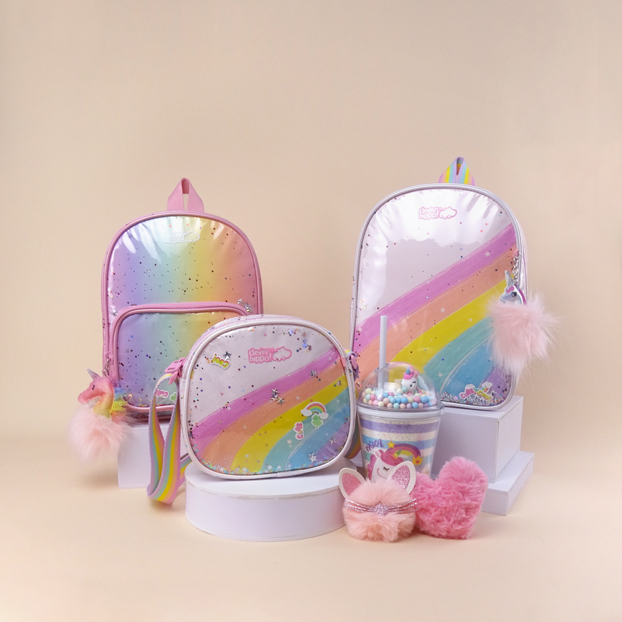 Ba Lô CLEVER HIPPO Rainbow - Art Galaxy BH2202/GALAXY