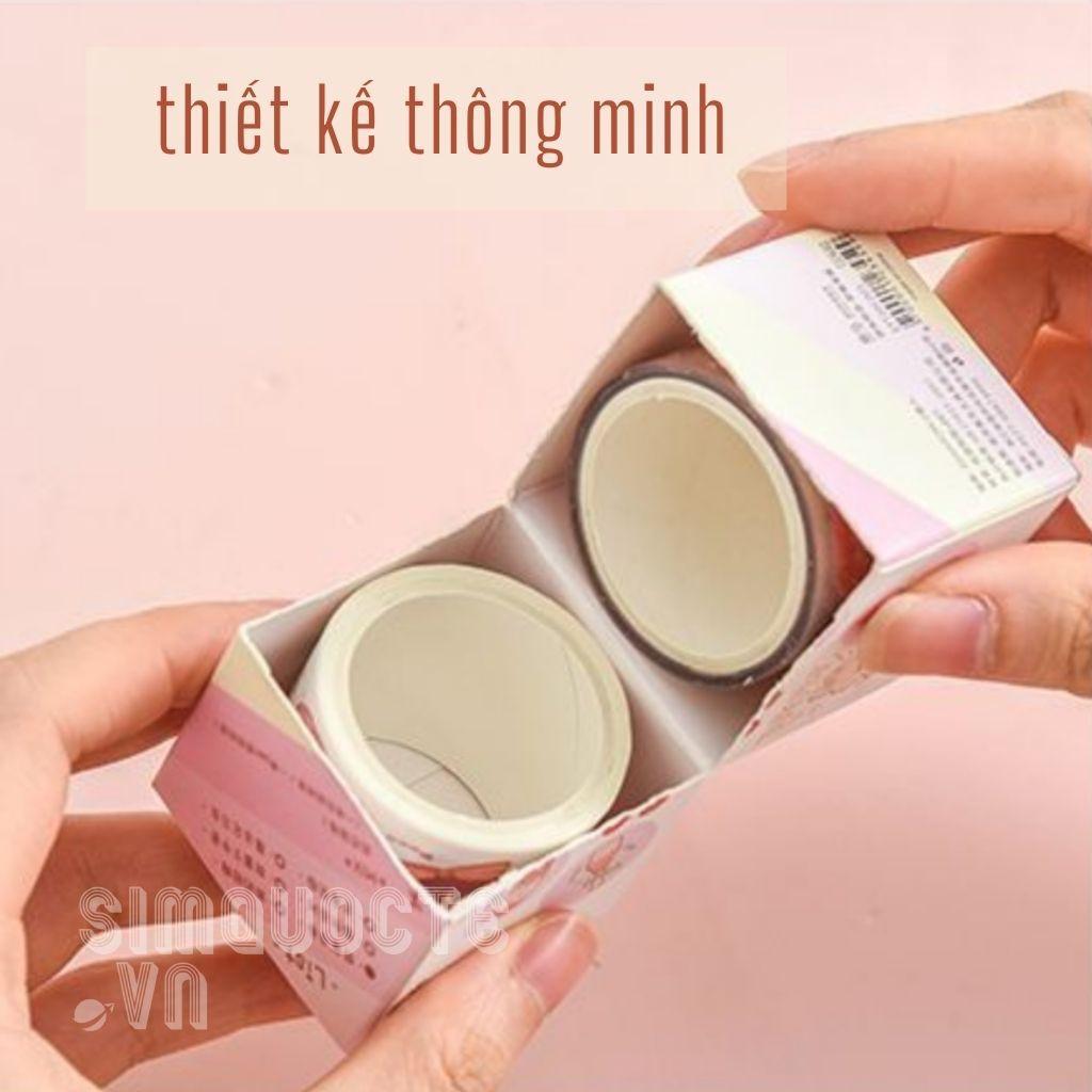 Hộp 2 cuộn sticker bé gái hoạt hình dễ thương ST119