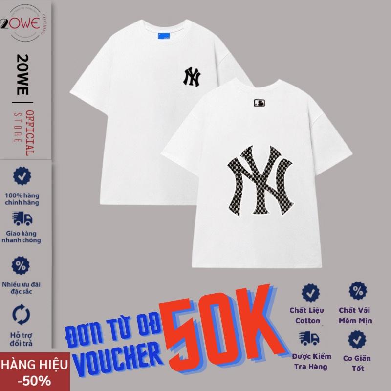 Áo thun Cotton phiên bản Premium N.Y, Áo thun tay lỡ form rộng Unisex cao cấp