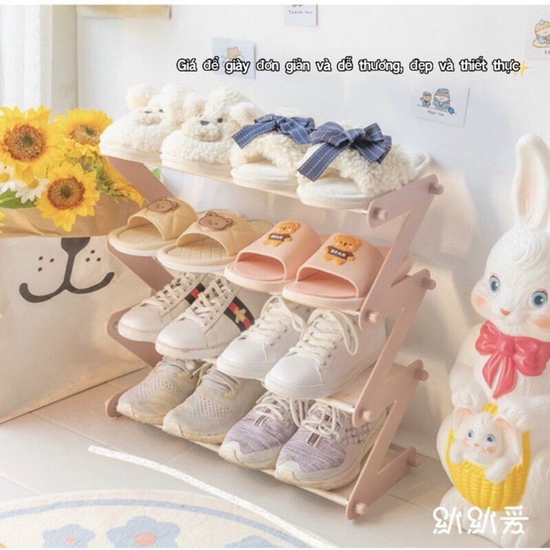 Kệ để giày dép 4 tầng chữ Z