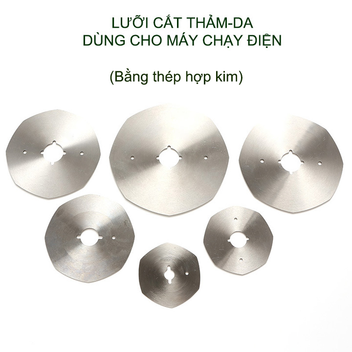 01 Lưỡi cắt thảm, da dùng thay thế cho máy cắt chạy điện, bằng thép hợp kim
