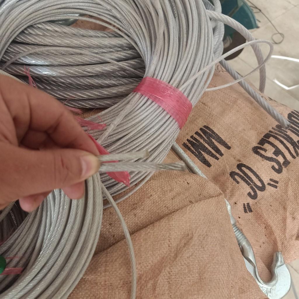 Cáp bọc nhựa bán lẻ theo mét cáp thép giá sỉ