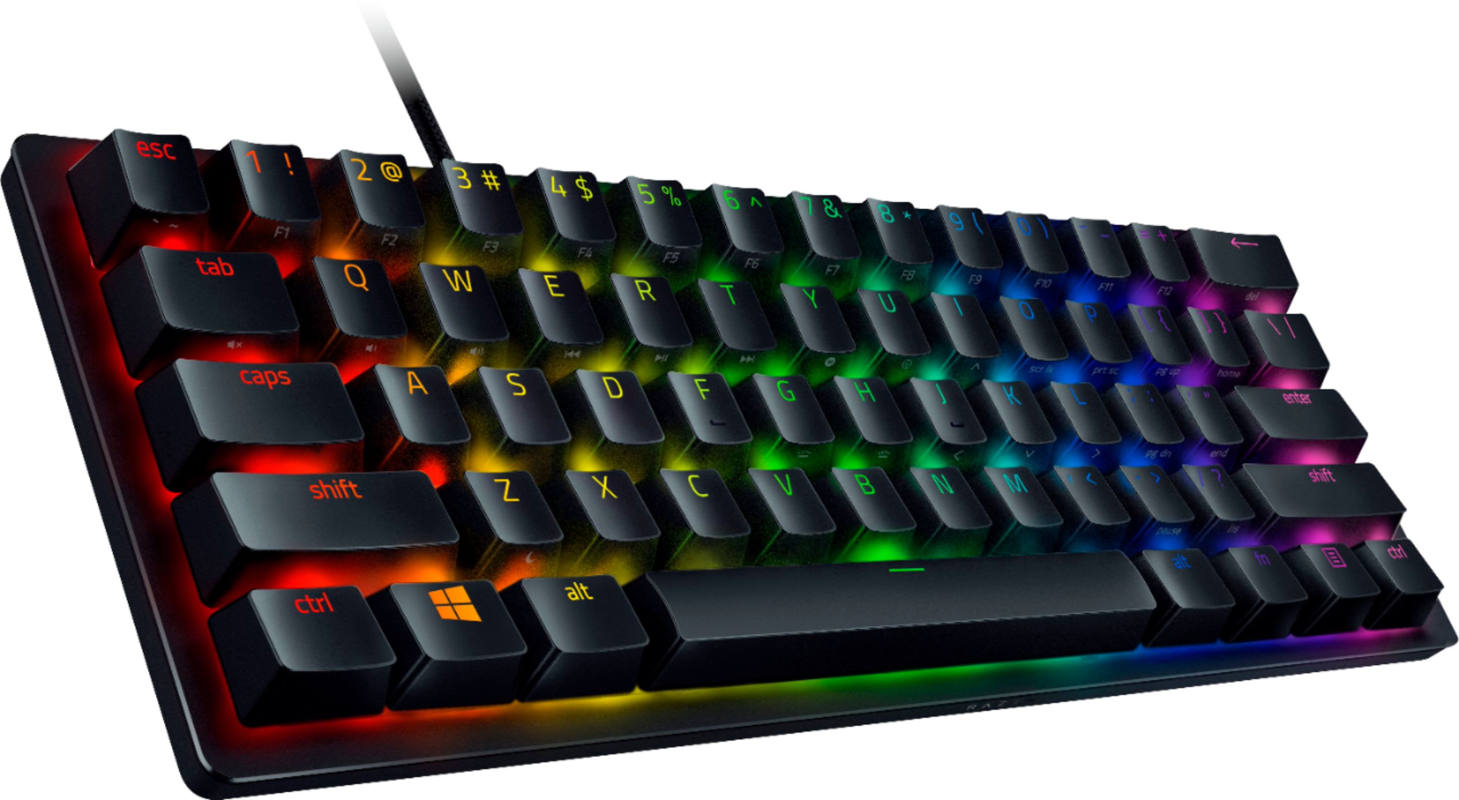 Bàn Phím Cơ Razer Huntsman Mini ( Clicky Purple Optical Switch) (RZ03-03390300-R3M1) - Hàng Chính Hãng