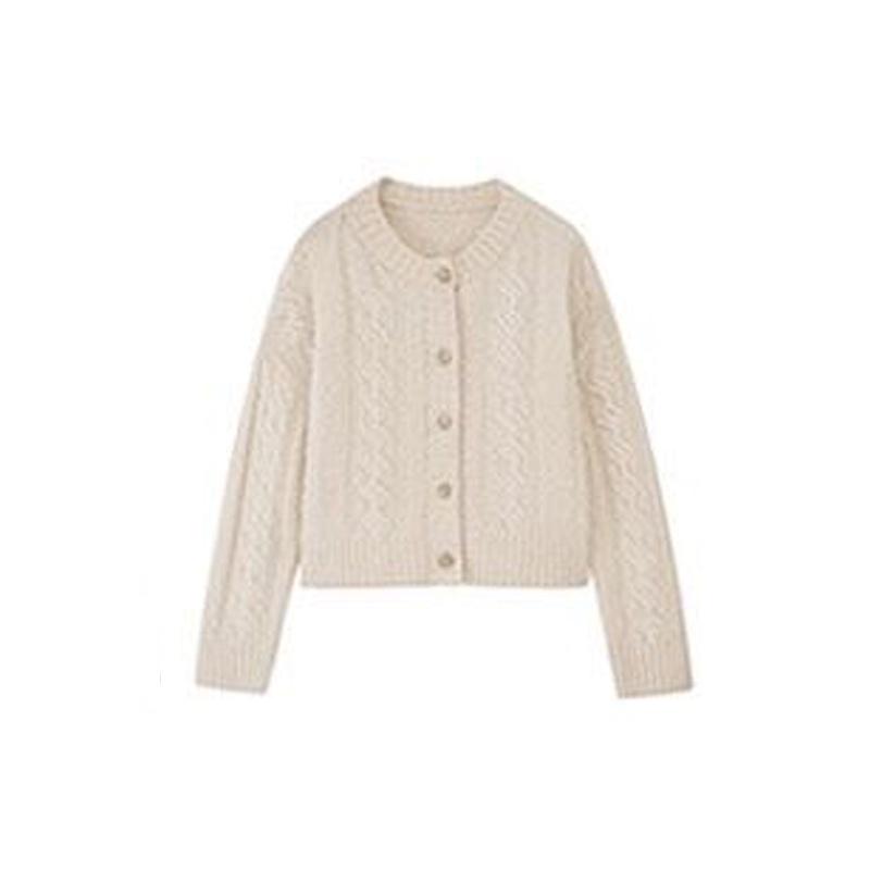 Áo khoác cardigan len áo khoác len dệt kim nữ phong cách Hàn Quốc hàng Quảng Châu loại 1