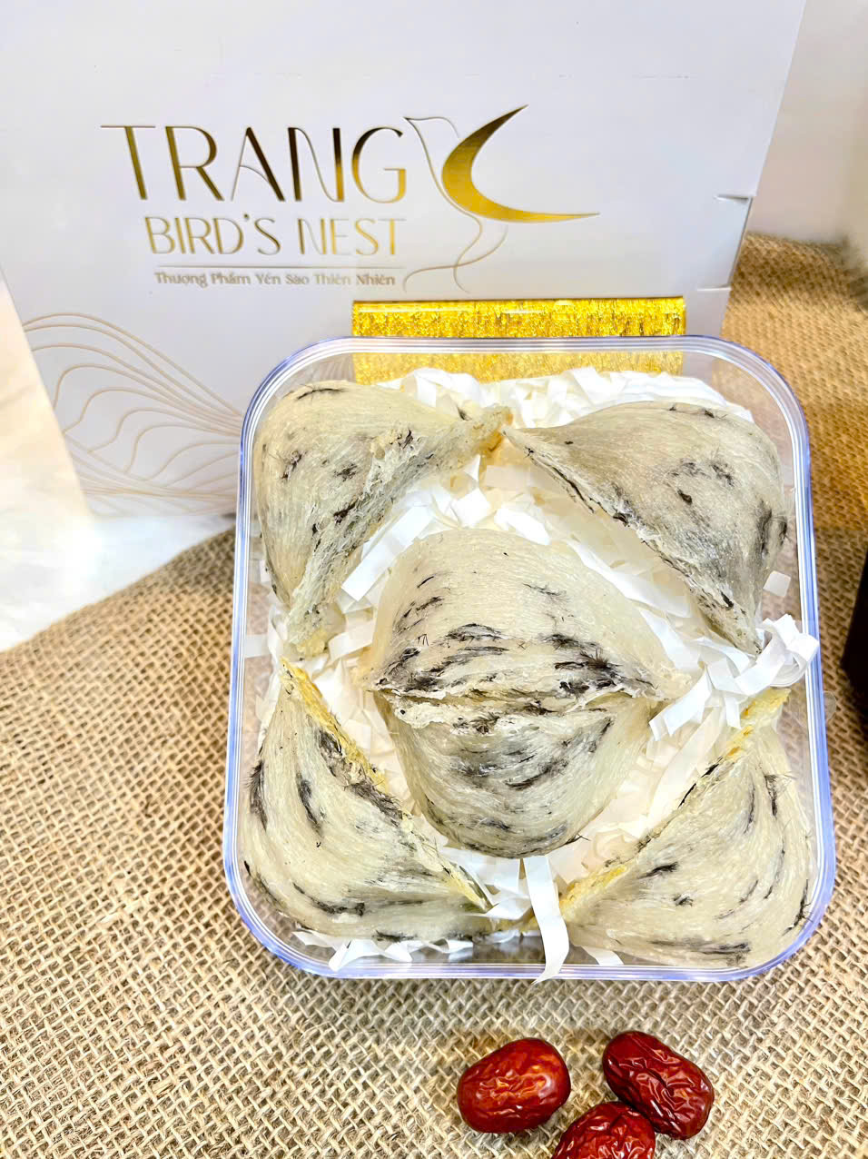 Tổ Yến Thô Tổ Góc  [Hộp 100g] - Trang Birdnest - Tăng cường sức đề kháng - Bổ phổi - Hỗ trợ điều trị ung thư - Điều hòa huyết áp - Cải thiện giấc ngủ - Bổ khí dưỡng nhan - Tăng cường sinh lực nam nữ