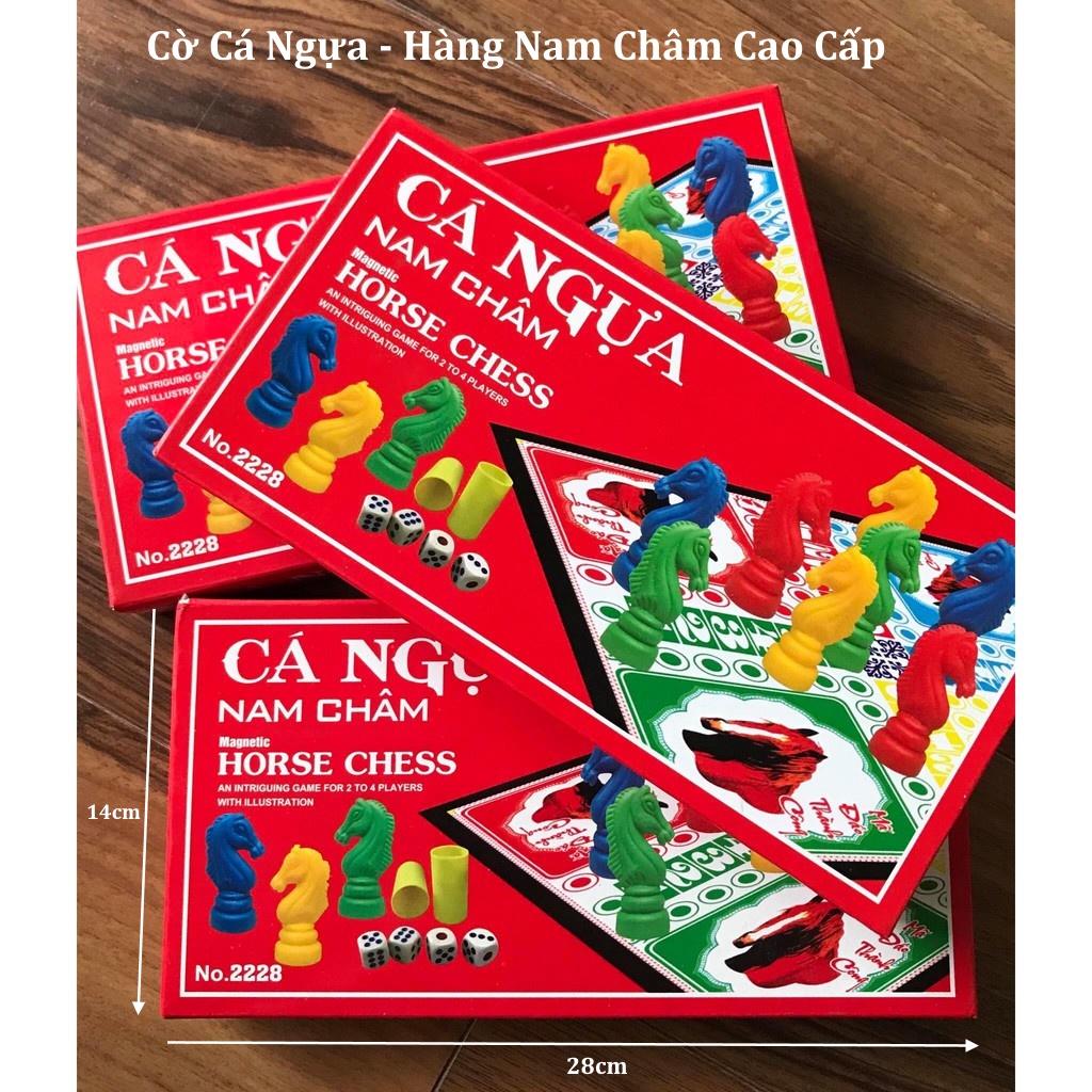 Bộ Cờ Cá Ngựa Nam Châm Chính Hãng An Toàn Vui Nhộn Cho Bé Amalife