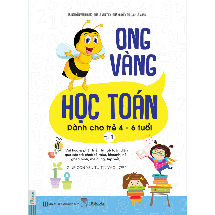 Sách Ong Vàng Học Toán Dành Cho Trẻ 4-6 Tuổi - Tập 1