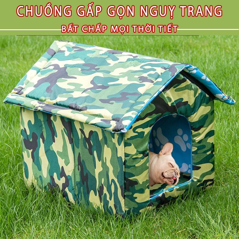 Chuồng nệm cho chó mèo Vải Oxford Chống Nước cực bền_ HIPIPET