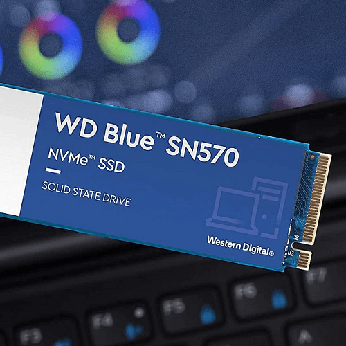 Hình ảnh SSD WD Blue SN570 M2 2280 PCIe NVMe Gen3x4 - Hàng Nhập Khẩu