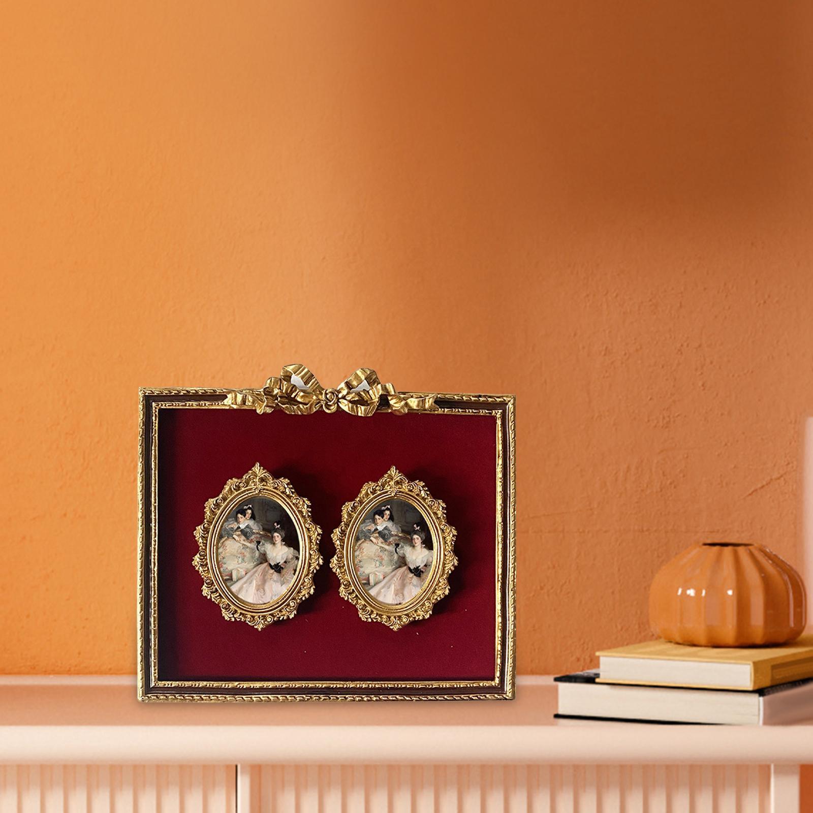 Photo Frame Hanging Hook Photo Frame Display Retro Style Vintage Photo Frame