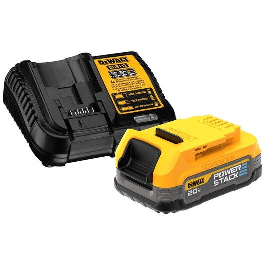 COMBO PIN HIỆU NĂNG CAO POWERSTACK DCBP034 1.7AH VÀ SẠC DCB112 DEWALT - CHÍNH HÃNG