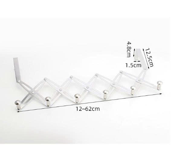 [KoSuyTu] MÓC TREO SAU CỬA ZIGZAG GẤP GỌN - CO DÃN THEO NHU CẦU – TIẾT KIỆM DIỆN TÍCH, TỐI ƯU KHÔNG GIAN SỐNG