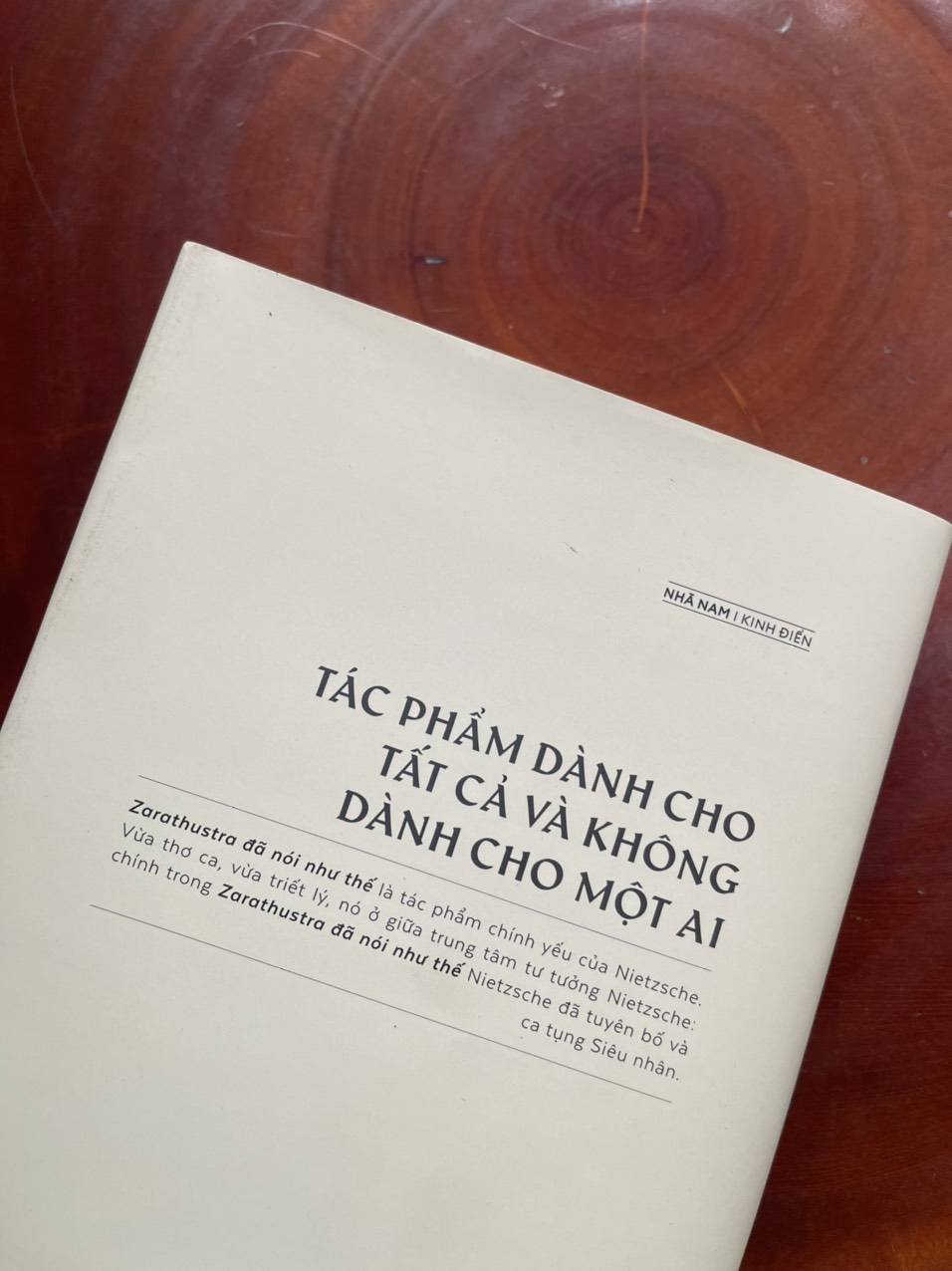 ZARATHUSTRA ĐÃ NÓI NHƯ THẾ - FRIEDRICH NIETZSCHE - BÌA CỨNG - TÁC PHẨM KINH ĐIỂN - Nhã Nam - bìa cứng -  ấn bản 2022 -