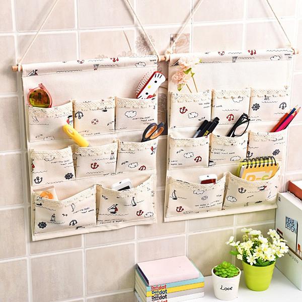 Túi treo đồ nhiều ngăn tiện lợi vintage - chống thấm nước