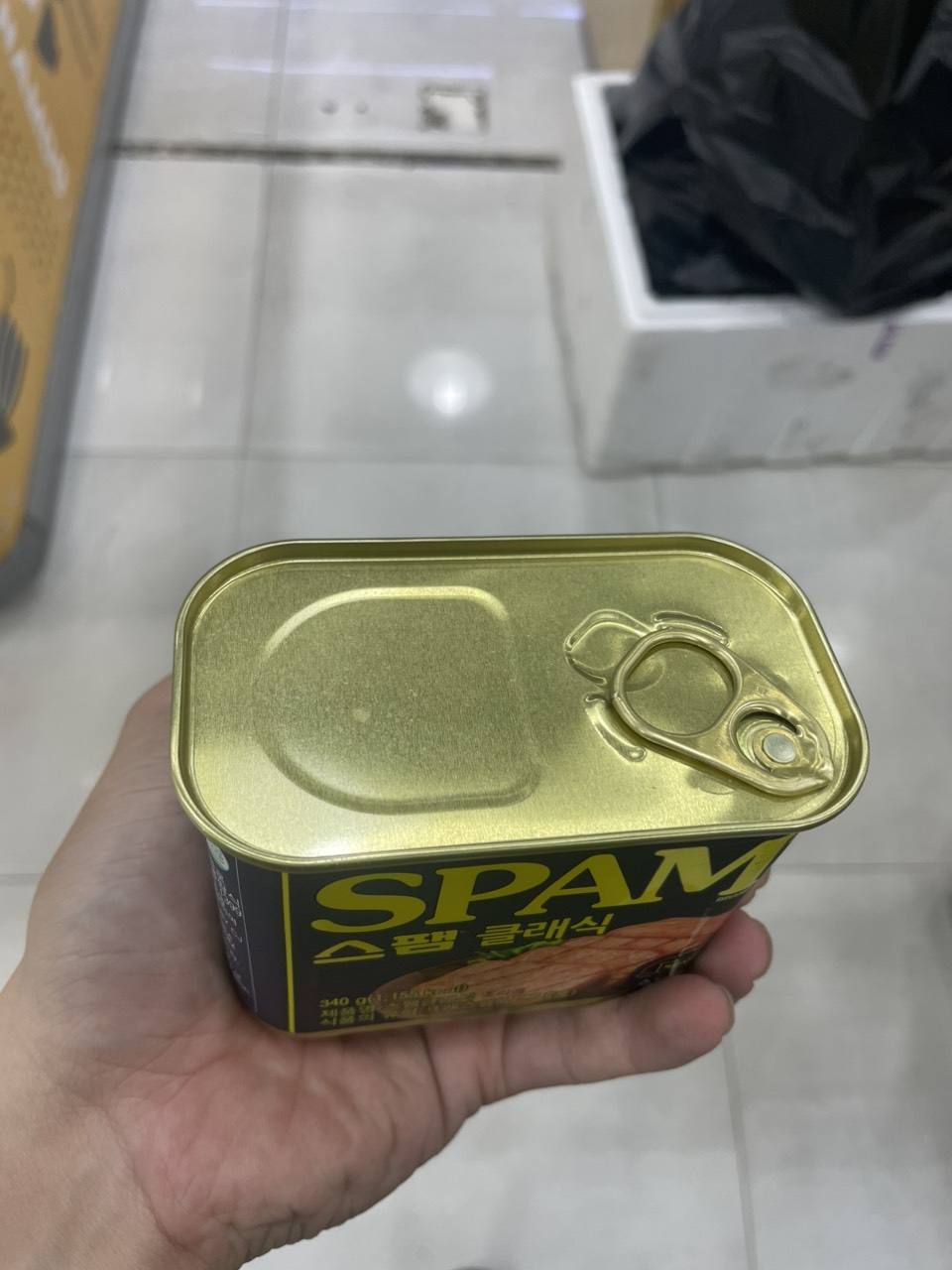 Thịt Giăm Bông Classic Spam Hàn Quốc Hộp 340G / 스팸 클래식 340G