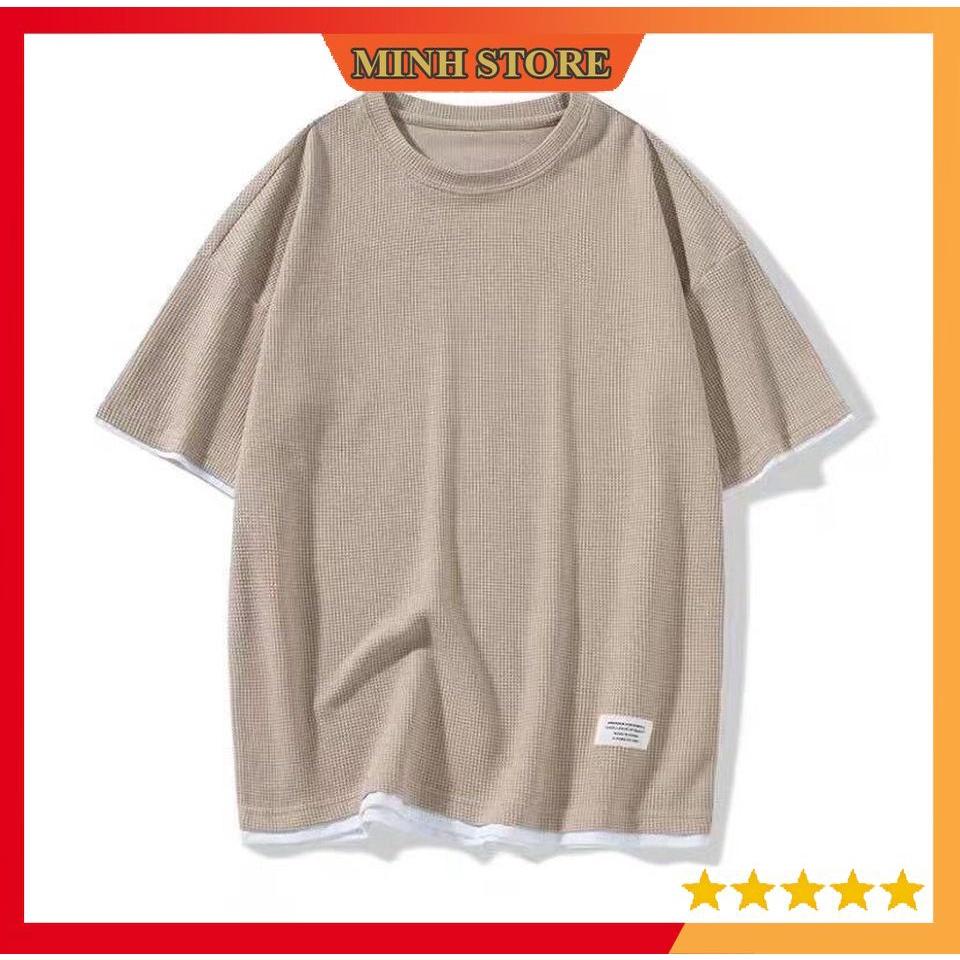 Áo POLO nam cotton ngắn tay Tổ Ong xuất xịn, Áo Thun nam Form rộng phong cách trẻ trung AT08 - MINHSTORE66