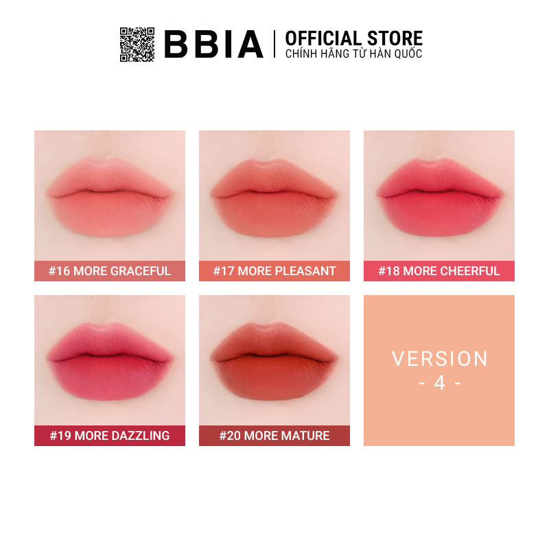 Bbia Last Velvet Tint - V Edition - Version 4 5g Bbia Official Store
