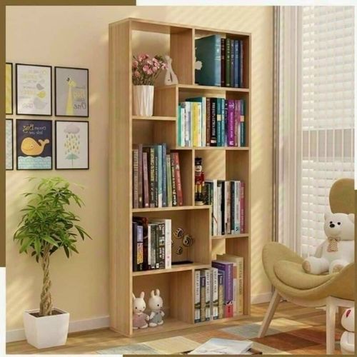 Kệ Sách Gỗ Đa Tầng Nhiều Ngăn Tiện Ích Kệ Sách Chữ U Thông Minh