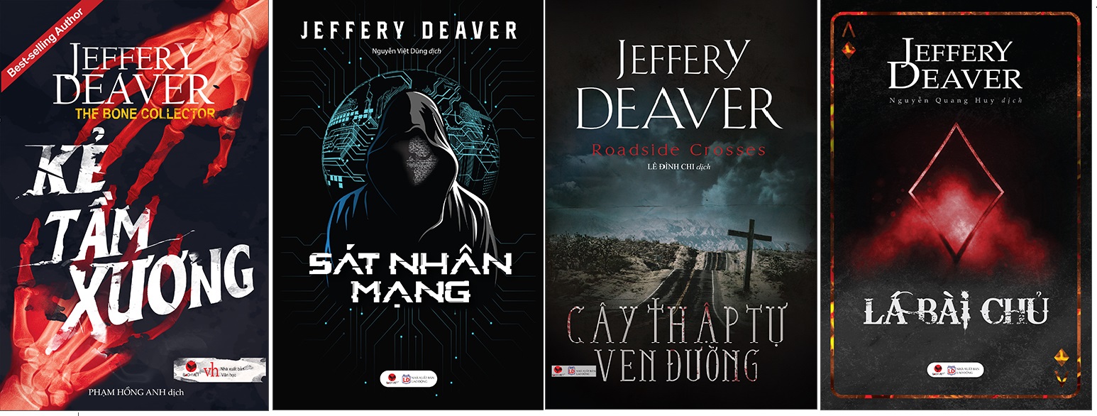 Combo Siêu Phẩm Trinh Thám Của Jeffery Deaver: Kẻ Tầm Xương + Sát Nhân Mạng + Cây Thập Tự Ven Đường + Lá Bài Chủ