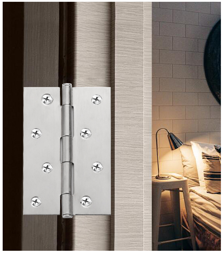 COMBO Bản Lề Lá Inox KUNBE Đa Dạng Kích Thước Phù Hợp Với Nhiều Loại Cửa Tủ, Cánh Gỗ, Đồ Nội Thất