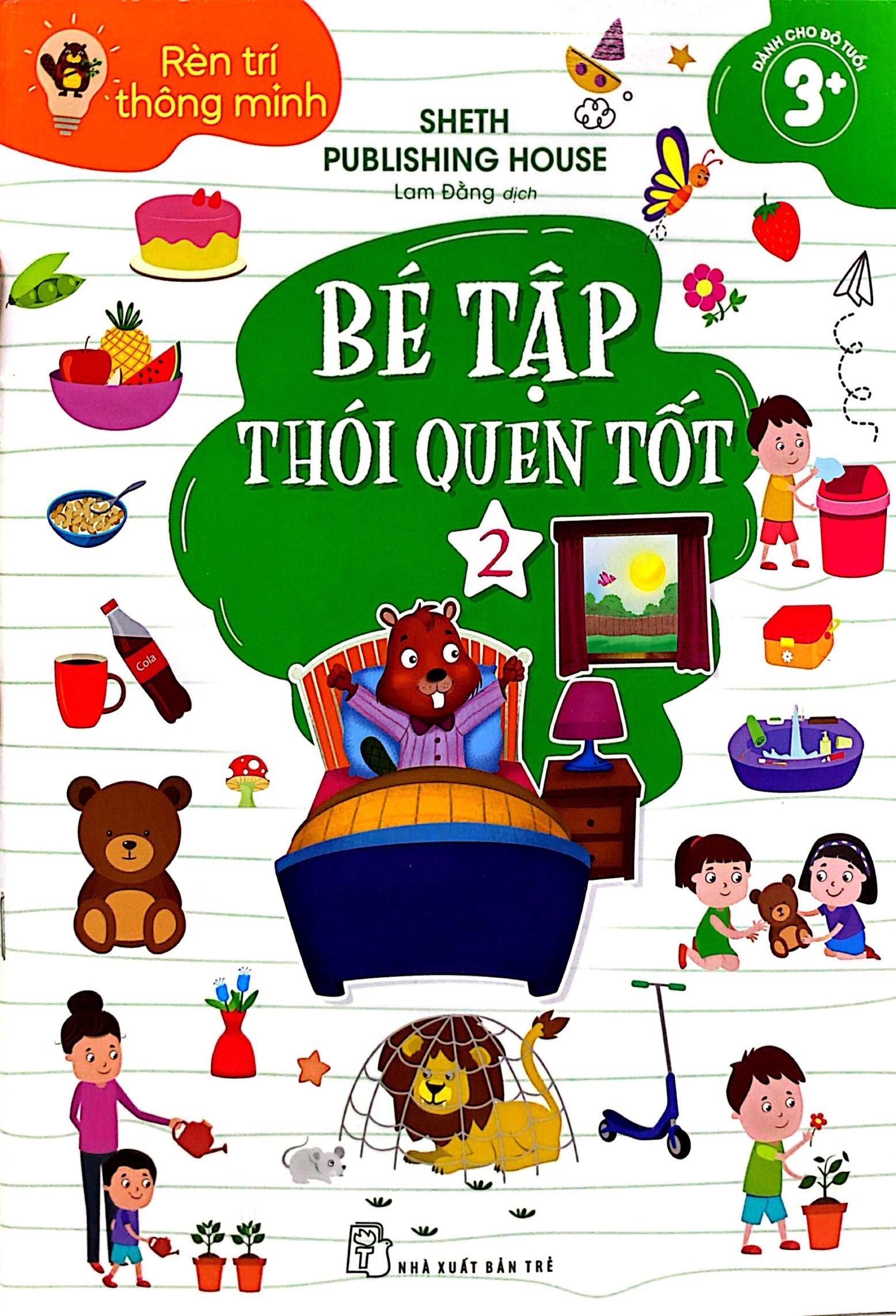 Sách - Rèn Trí Thông Minh - Bé Tập Thói Quen Tốt - Tập 2