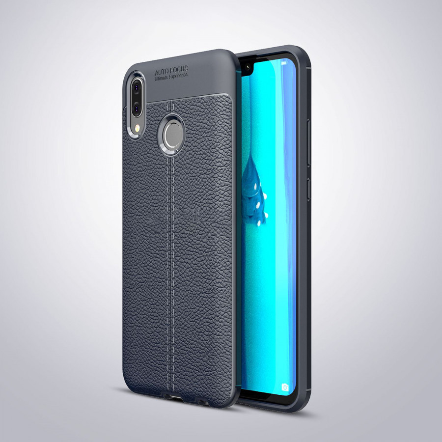 Ốp Lưng cao cấp Auto Focus Vân da cho điện thoại HUAWEI: P20 Plus/ P20 Pro, Y9 2019 - Hàng nhập khẩu