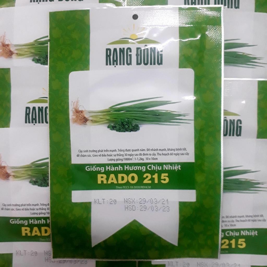 Hạt giống Hành Hương chịu nhiệt, đóng gói 2gr