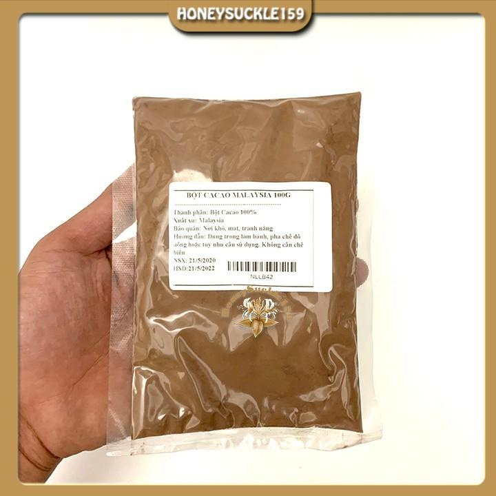100g Bột Cacao Nguyên Chất Đậm Đà Thơm Ngon Malaysia