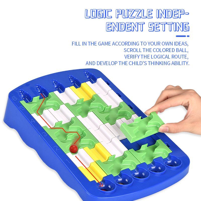 ĐỒ CHƠI TƯ DUY - MÊ CUNG TÌM ĐƯỜNG BI CHẠY LOGIC PUZZLE