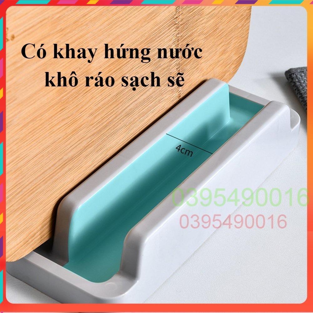 Kệ đựng đũa muỗng dao kéo thìa, có ngăn để thớt vung nồi tiện dụng, nhựa PP bền bỉ