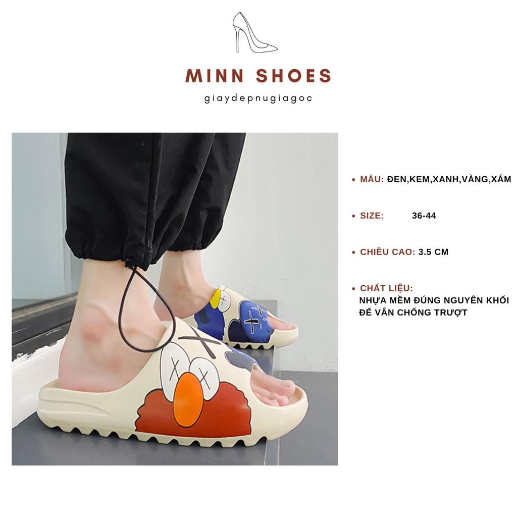 Dép bánh mì quai ngang YZ đúc siêu nhẹ nam nữ thời trang