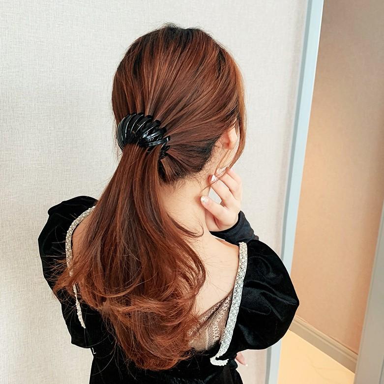 Kẹp búi tóc Hàn Quốc , cặp tóc tổ chim bằng nhựa - tiemcuaxu