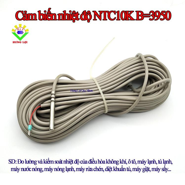 Cảm biến nhiệt độ NTC10K B=3950 dùng cho máy nước nóng năng lượng mặt trời