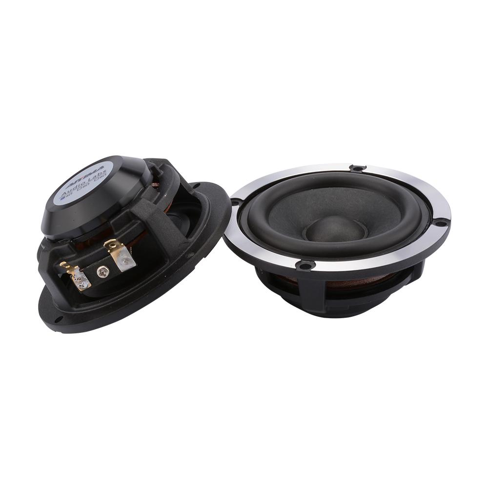 AIYIMA 2 Cái Loa âm thanh toàn dải 3 inch 4 Loa xe hơi tầm trung 8 Ohm 15W Loa nhôm hình nón len 20 lõi Màu sắc: Loa 4 Ohm
