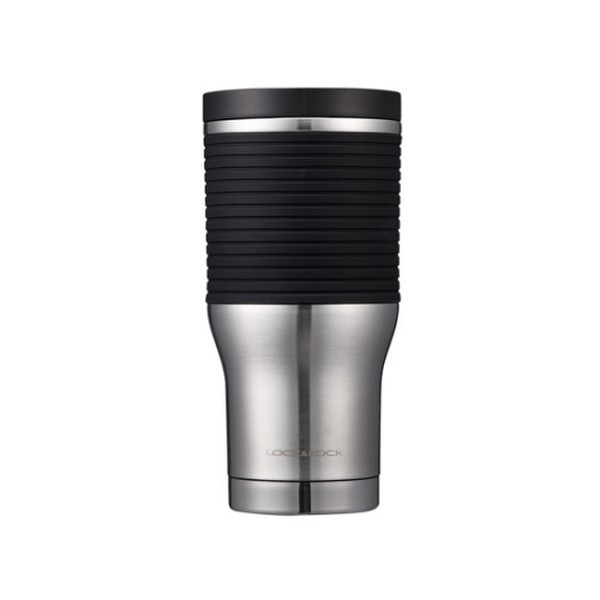 Bình Giữ Nhiệt Bằng Thép Không Gỉ LOCK&amp;LOCK Cylinder Tumbler LHC4143 390ml - Màu Bạc