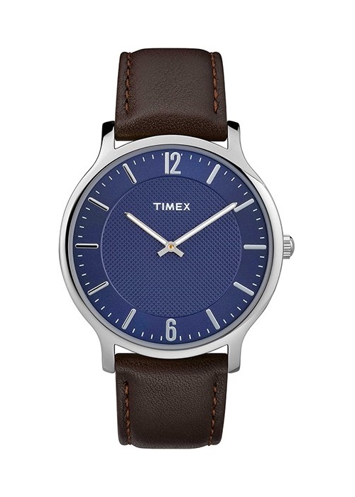 Đồng Hồ Nam Dây Da Timex Metropolitan TW2R49900 (40mm) - Mặt Xanh Dương