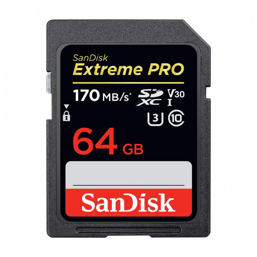 Thẻ nhớ SDXC SanDisk Extreme Pro U3 V30 1133x 64GB SDSDXXY-064G-GN4IN 170MB/s - Hàng Chính Hãng