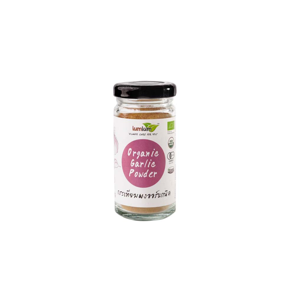 Bột Tỏi Hữu Cơ Lumlum Organic Garlic Powder 50g