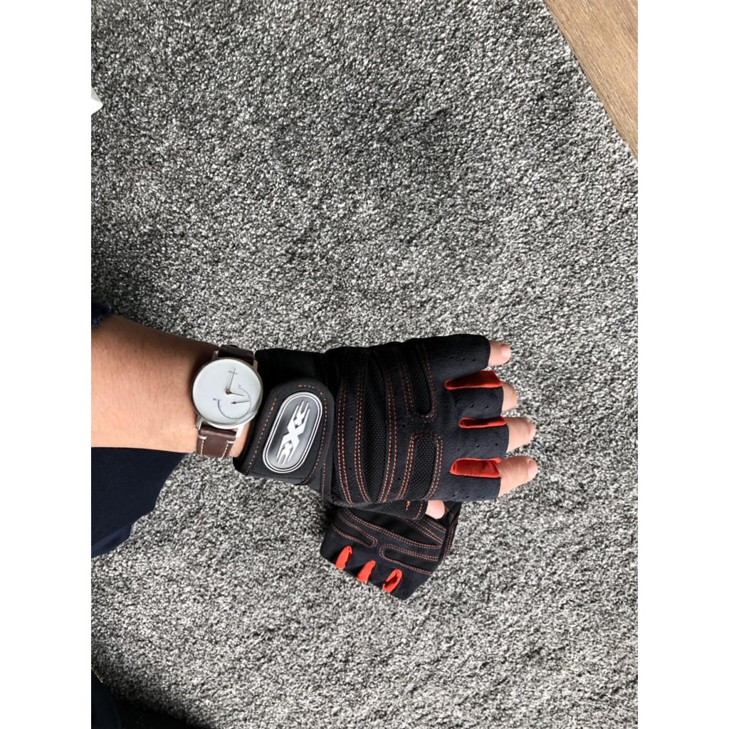 Găng tay XTREAM cụt có lớp đệm lòng bàn tay -hình thật